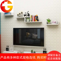 墙上置物架客厅墙面装饰创意搁板壁挂墙壁书架简约现代隔板背景墙