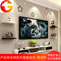 电视背景墙置物架壁挂柜客厅机顶盒影视墙上创意装饰现代简约房间