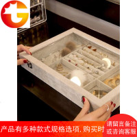 耳环盒子透明耳钉项链收纳盒防尘头饰脚手链戒指饰品首饰盒