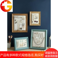 首饰盒ins风复古耳钉架展示架家用大容量耳环项链戒指饰品收纳盒