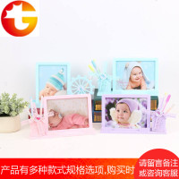创意7寸摩天轮儿童相框摆台 七寸大风车宝宝相片框 卡通照片画框
