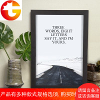 实木挂墙4K8开16开 A2A3A4装裱画框剪纸素描拼图海报证书相框 邮