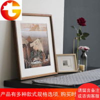 菠萝格g1书字画国画装裱画框定制4k任意尺寸大相框现代创意挂墙