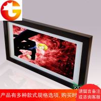 实木相框挂墙16 18 20 24 32寸8K4开广告大画框海报A3A4装裱画框