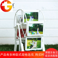 摩天轮相框摆台5寸旋转大风车创意儿童相册架影楼婚纱照相片相架