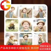 婚纱婚纱照摆台韩式创意儿童九宫格相框摆台挂墙写真照片定制