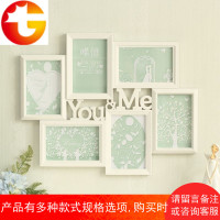 欧式影楼love爱情情侣家庭创意连体组合6寸7寸艺术相框挂墙照片墙