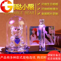 旋转相框风车相册摆台 婚纱照创意手工diy定制照片生日礼物女生