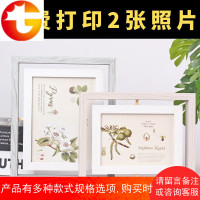 双面旋转相框创意摆台六寸七寸6寸7寸北欧办公桌装饰画框横竖通用