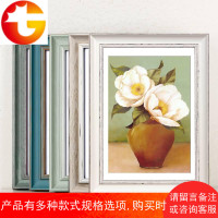 欧式做旧大相框定制30 16 18 20 24寸50cm75厘米装裱画框挂墙美式