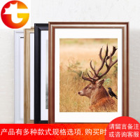 实木欧式相框挂墙20 14 16 18 24 30 32寸 4K 8k开A3拼图裱画框A4