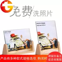 欧式木质相框摆台创意6 7寸七寸亚克力宜家韩版现代冲印洗照片加
