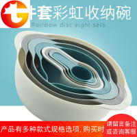 洗水果盘创意家用菜篮淘菜盆洗菜盆沥水篮厨房量匙量杯带刻度塑料