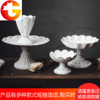 绘市集 作旧美食拍摄道具 小蛋糕托盘 文艺饰品摆设 果盘 零食盘