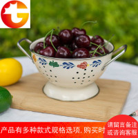 欧式高贵大气客厅水果盆创意带孔透气家用水果盘茶几糖果盆摆件