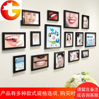 牙科诊所墙面装饰照片墙口腔科墙壁画牙齿知识挂图装饰画创意相框