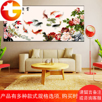 diy数字油画填色画 客厅餐厅风景动物花卉人物大幅手绘手工装饰画