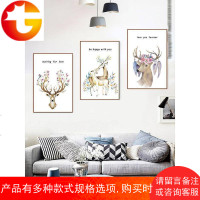 自粘装饰贴画背景墙房间布置网红墙纸宿舍墙贴北欧ins海报贴纸