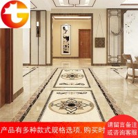 客厅玄关走廊过道地面贴纸瓷砖地砖装饰地贴加厚自粘防水耐磨防滑