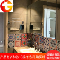 卫生间瓷砖防水贴纸厨房浴室装饰墙贴防油防潮自粘欧式洗手池贴画