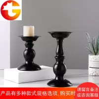 北欧式简约立式蜡烛台 客厅欧式个性婚庆复古蜡烛托烛光晚餐道具