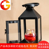 慧缘堂户外防风灯座简约复古合金烛台酥油灯佛灯供灯防虫防雨