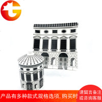 Fornasetti蜡烛台北欧家居装饰欧式烛杯饰品浪漫香薰收纳杯碟套装