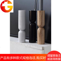 oroliving原创实木蜡烛台摆拍北欧家居装饰摆件道具ins风半圆烛台