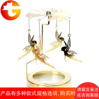 [加大版]香薰香氛蜡烛欧式铁艺旋转烛台走马灯仙女diptyque
