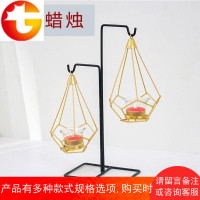 现代北欧风格创意蜡烛台客厅餐桌烛光晚餐道具浪漫婚庆装饰品摆件