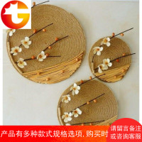 背景墙 家居壁饰挂件东南亚挂件干支干花麻绳复古怀旧玄关墙饰
