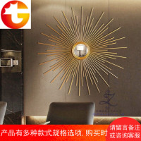 欧式金属壁饰玄关客厅墙面壁挂墙饰太阳镜酒店装饰品铁艺立体挂饰