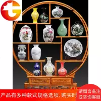 景德镇陶瓷器花瓶中式摆件插花器瓷瓶博古架家居装饰多宝阁工艺品