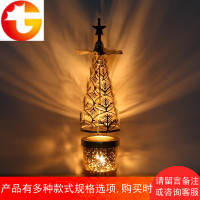欧式铁艺旋转烛台走马灯 香薰蜡烛浪漫烛光晚餐道具用品餐桌装饰