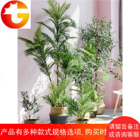 ins风仿真橄榄树大型绿植盆景植物室内装饰假盆栽摆设