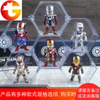 全套iron man模型 钢铁侠手办玩具摆件可发光 漫威公仔复联3周边