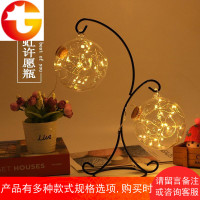 创意led夜光幸运星许愿瓶木塞玻璃瓶发光漂流瓶挂瓶吊瓶装饰礼物