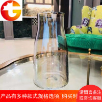 忠俊纯手工制作瑕疵幻彩花瓶口部微收线条优美高度适中21CM