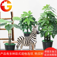 假绿植装饰大型植物盆栽仿真发财树客厅仿真树室内假花落地仿真花