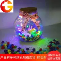 彩灯许愿瓶创意星星玻璃瓶礼品彩灯瓶储物装饰瓶