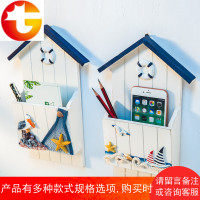 地中海玄关壁饰信插钥匙挂书房笔筒工具收纳背景墙遥控器收纳盒