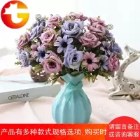 客厅装饰仿真花艺干花束盆栽家居室内餐桌茶几摆设塑料假花小摆件