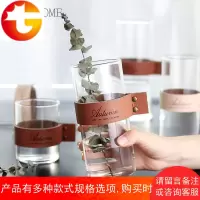创意北欧培植物玻璃瓶客厅干花插花摆件简约容器花器透明花瓶