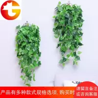 仿真绿萝壁挂植物花藤假花藤条塑料绿植客厅室内墙面吊篮墙壁装饰