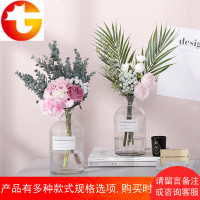 ins北欧小清新假花仿真花客厅摆设花瓶装饰品餐桌塑料绢花艺摆件