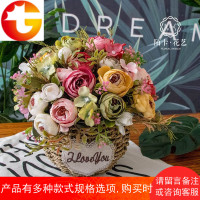 小清新仿真插假花束客厅摆设摆件装饰品绢花艺餐桌卧室内茶几干花