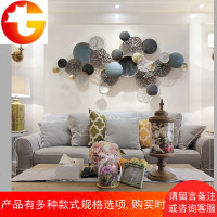 现代简约铁艺壁饰金属立体壁挂酒店会所软装墙饰客厅背景墙挂件