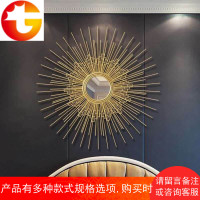 金属太阳镜壁饰墙面装饰挂件北欧创意装饰镜客厅餐厅玄关立体挂饰