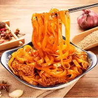 秦圣擀面皮<麻辣味> 300克*1袋 陕西宝鸡岐山特产西安名小吃 干拌面 地道美味