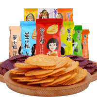 董小姐非油炸烘培薯片36克*8包小包装多种口味混装办公休闲零食品